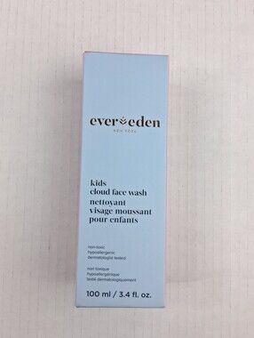 Ever Eden Kids Cloud Face Wash 3.4oz.